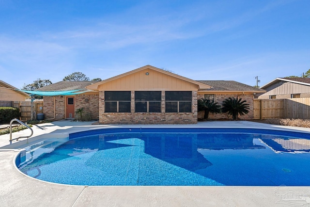 view of pool