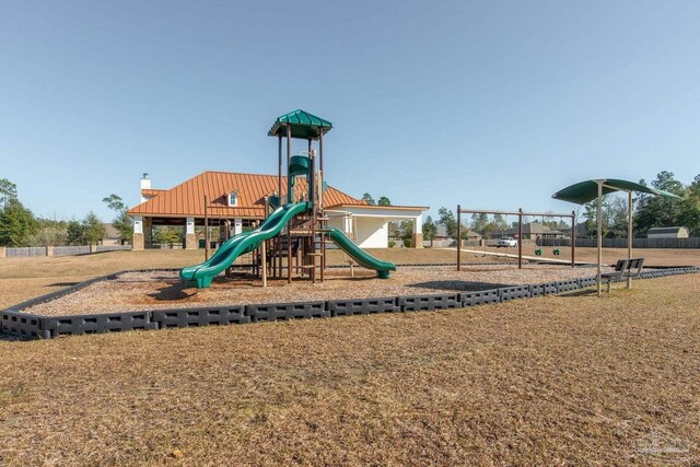 view of communal playground