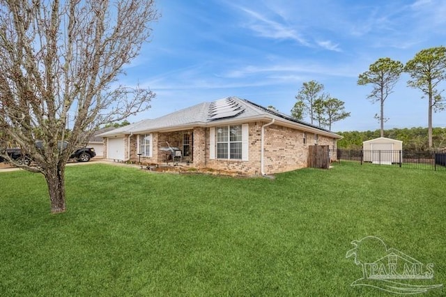 view of property exterior featuring a lawn