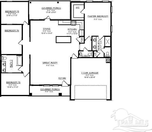 8781 Olivera St, Navarre, FL 32566 - view of property floor plan