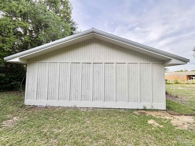 5737 Chumuckla Hwy, Pace, FL 32571 - view of property exterior with an outdoor structure and a lawn