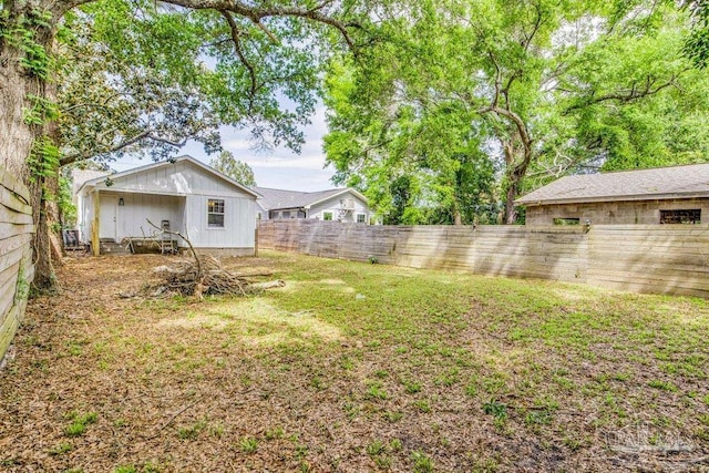 206 N G St, Pensacola, FL 32502 - view of fenced yard