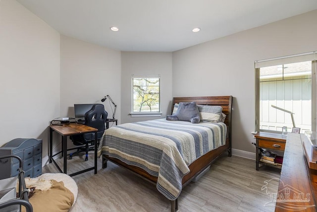 2 Bayou Blvd, Pensacola, FL 32503 - bedroom featuring recessed lighting, baseboards, and light wood-style flooring