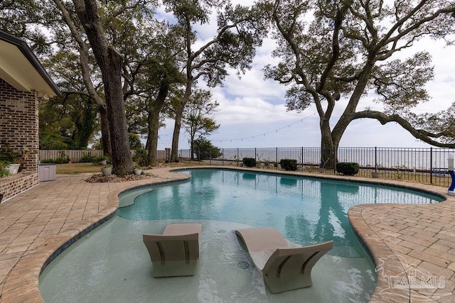 2 Bayou Blvd, Pensacola, FL 32503 - view of swimming pool with a fenced in pool, a fenced backyard, and a patio area
