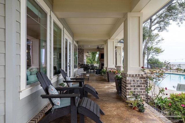 2 Bayou Blvd, Pensacola, FL 32503 - view of patio with a porch