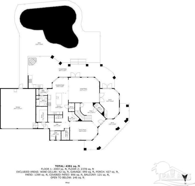2 Bayou Blvd, Pensacola, FL 32503 - floor plan