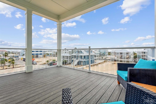 7395 Grand Navarre Blvd, Navarre Beach, FL 32566 - view of wooden deck