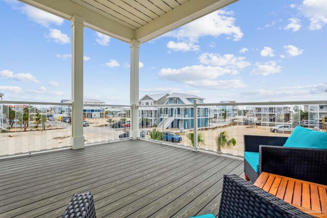 7395 Grand Navarre Blvd, Navarre Beach, FL 32566 - view of wooden terrace