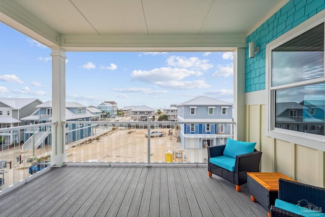 7395 Grand Navarre Blvd, Navarre Beach, FL 32566 - deck with a residential view