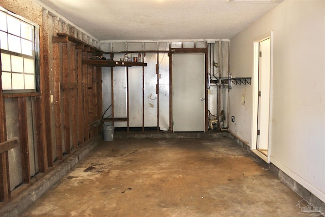 view of basement