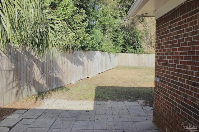 view of yard featuring a patio