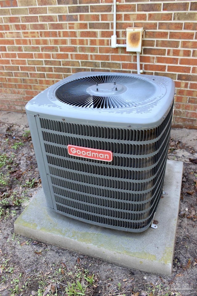 exterior details with cooling unit