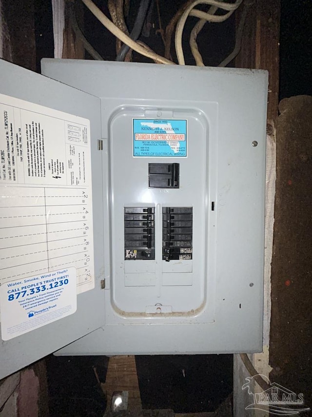 3010 N 6th Ave, Pensacola, FL 32503 - utility room with electric panel