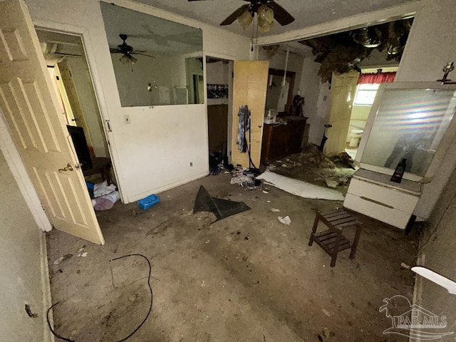3010 N 6th Ave, Pensacola, FL 32503 - living area featuring ceiling fan