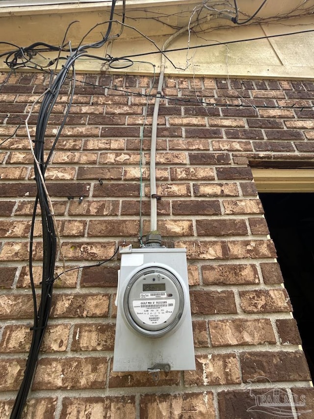 3010 N 6th Ave, Pensacola, FL 32503 - exterior view of brick siding and electric meter