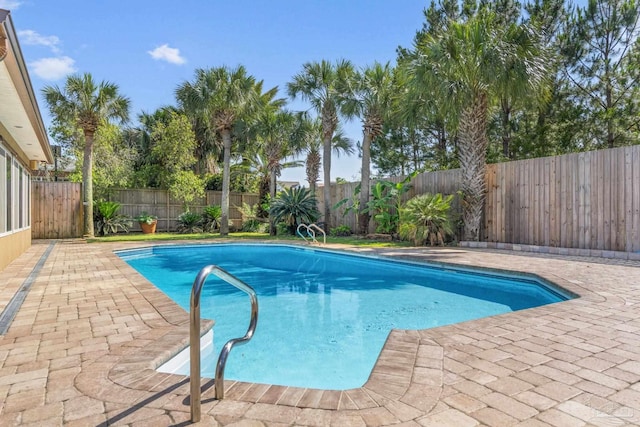 4166 Madura Four, Gulf Breeze, FL 32563 - view of swimming pool with a patio area and a fenced backyard