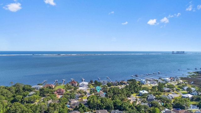 4166 Madura Four, Gulf Breeze, FL 32563 - aerial perspective of suburban area with a nearby body of water