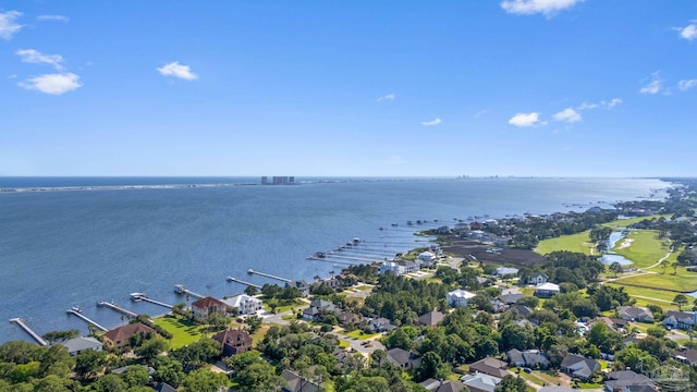 4166 Madura Four, Gulf Breeze, FL 32563 - aerial perspective of suburban area with a large body of water