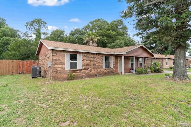 6555 Bellview Pines Pl, Pensacola, FL 32526 - ranch-style house with cooling unit and brick siding