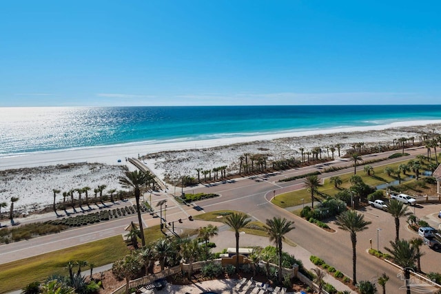 water view featuring a view of the beach