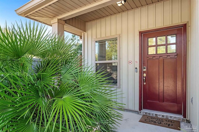 view of entrance to property