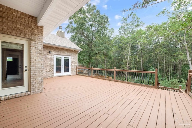 1011 Bucyrus Ln, Cantonment, FL 32533 - deck with french doors