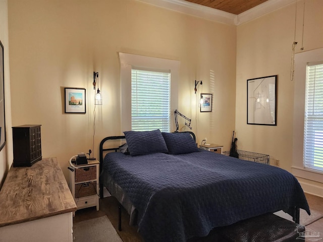 210 Mcrae St, Atmore, AL 36502 - bedroom featuring carpet floors and ornamental molding