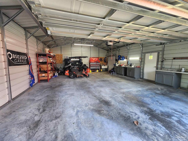 210 Mcrae St, Atmore, AL 36502 - garage featuring a garage door opener