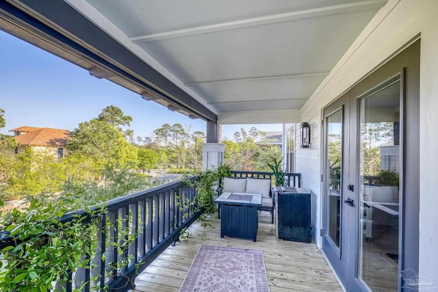 4979 Leeward Dr, Pensacola, FL 32507 - balcony with an outdoor living space