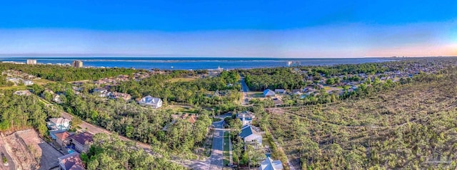 4979 Leeward Dr, Pensacola, FL 32507 - birds eye view of property featuring a water view