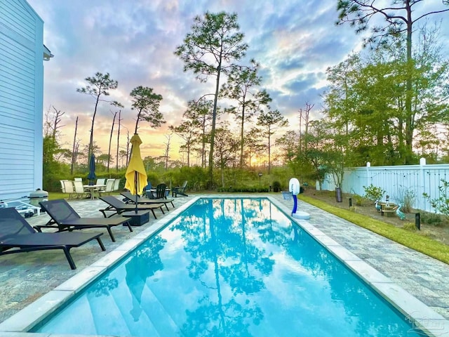 4979 Leeward Dr, Pensacola, FL 32507 - view of swimming pool with fence, a patio, and a fenced in pool