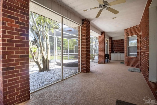 1126 Mary Kate Dr, Gulf Breeze, FL 32563 - unfurnished sunroom with a healthy amount of sunlight
