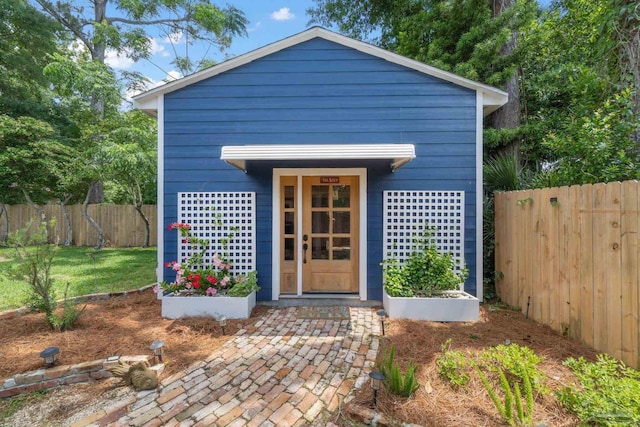 770 Connell Dr, Pensacola, FL 32503 - view of outbuilding featuring fence