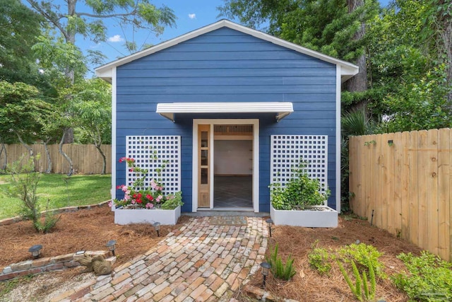 770 Connell Dr, Pensacola, FL 32503 - view of outbuilding featuring fence
