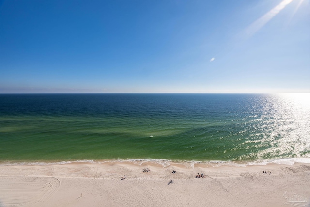 water view featuring a view of the beach