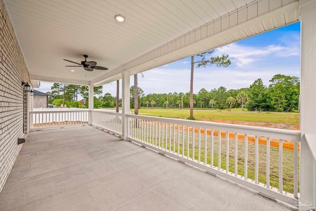 1192 Adrian Way, Milton, FL 32583 - view of patio with a ceiling fan
