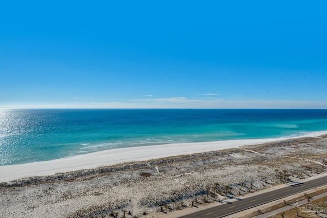 water view featuring a view of the beach