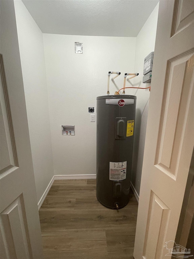 utilities featuring electric water heater