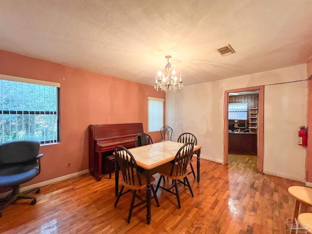 5457 Byrom St, Milton, FL 32570 - dining room featuring light wood finished floors and a chandelier