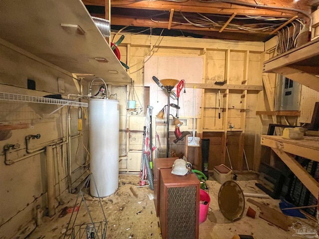 5457 Byrom St, Milton, FL 32570 - basement with gas water heater