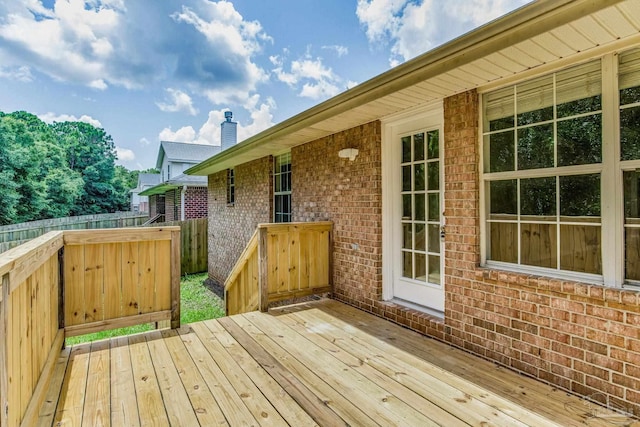 view of deck