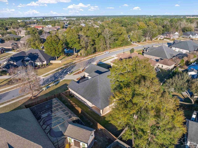 drone / aerial view featuring a residential view