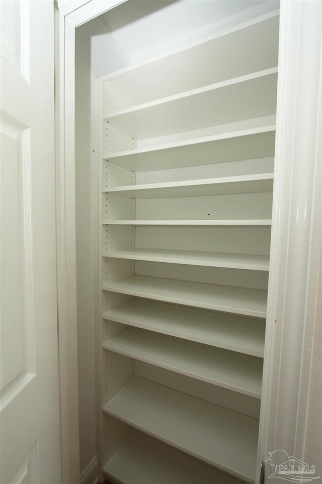 view of pantry