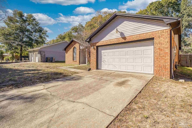 ranch-style house with a garage