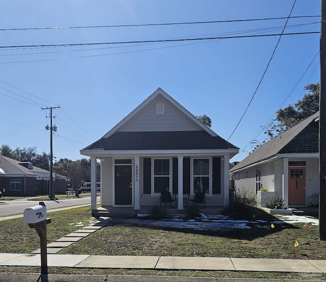 view of bungalow-style home