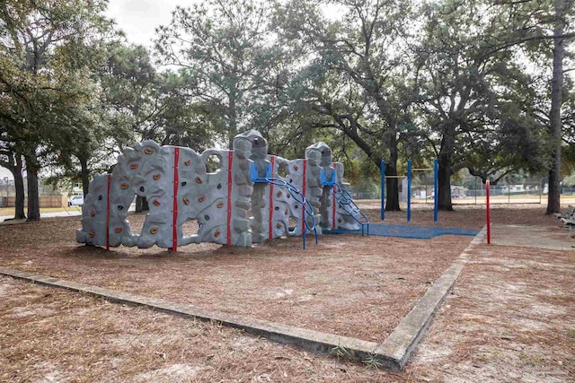 view of play area