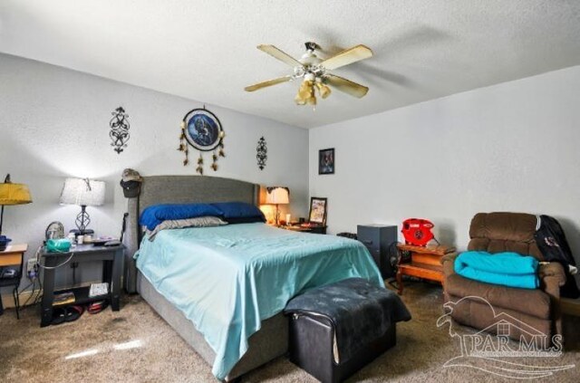2738 Garcon Point Rd, Milton, FL 32583 - carpeted bedroom with ceiling fan