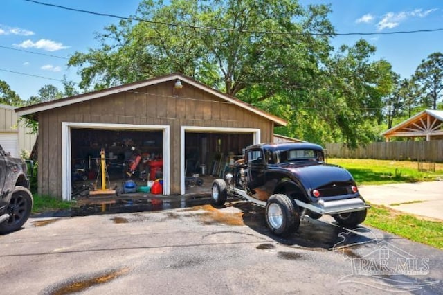2738 Garcon Point Rd, Milton, FL 32583 - view of detached garage