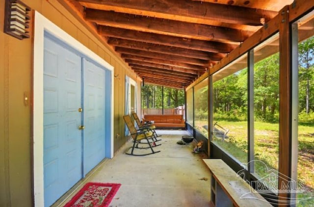 2738 Garcon Point Rd, Milton, FL 32583 - view of unfurnished sunroom