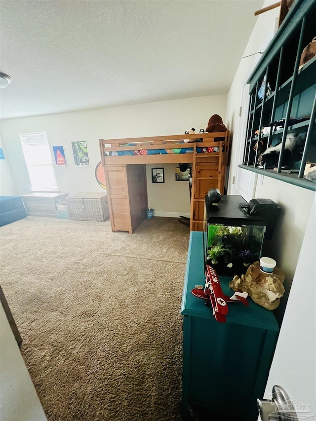 bedroom with carpet flooring